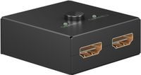 Goobay 58485 bi-directionele HDMI schakelaar 2 naar 1 / 1 naar 2 - HDMI1.4 (4K 30Hz)