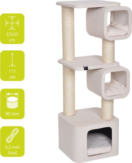 Ebi Krabpaal - Akita Wit - 111 cm