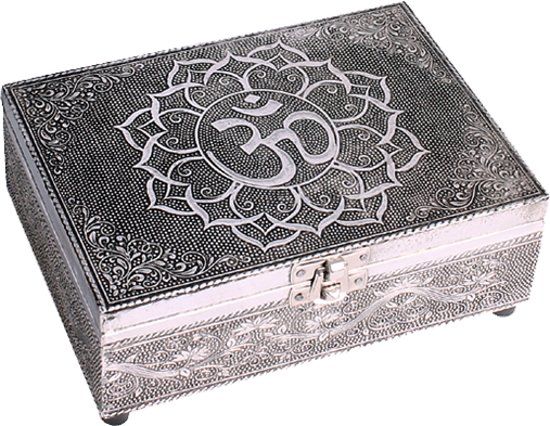 Yogi & Yogini Tarot of sieradendoos OHM - 18x13x6 cm - S