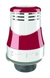 Comap Senso thermostaatkop M28 rood - 3356776332560