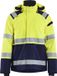 Blåkläder 4987-1987 Shell jack High Vis ongevoerd Geel/Marineblauw maat M
