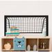 Sticker mural Cage de foot - 57x121 cm - Noir