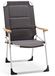 Chaise de camping en aluminium, renforcée, dossier haut, capacité de 110 kg