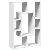 VidaXL Boekenkast Wit 63x20x90 cm Bewerkt Hout