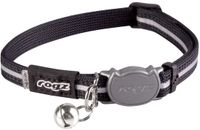 Rogz AlleyCat Halsband Zwart - 1.1 x 23.6 cm