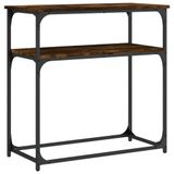 VidaXL Salontafel Gerookte Eik 75x35,5x75 cm