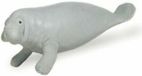Safari Speeldier Zeekoe Junior 15 x 5 cm Gris
