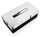 Kleenex Kleenex-houder, aluminium, zwart/chroom, 1 stuk, rechthoekig