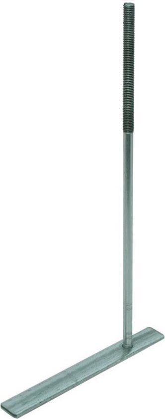 GB muurplaatanker vz met plaat M12x800mm excentrisch