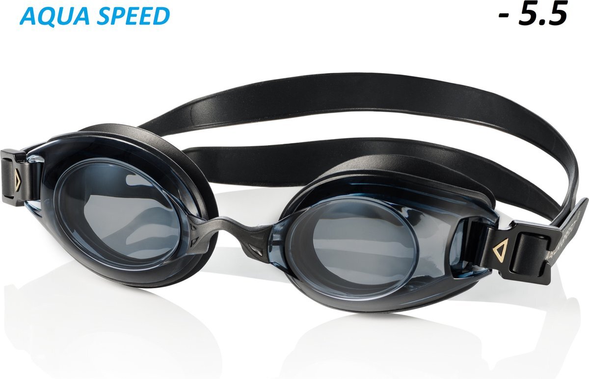 Aqua Speed LUMINA Zwembril op sterkte - donkere glazen sterkte - 5.5