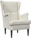 vidaXL Fauteuil Crème Velours