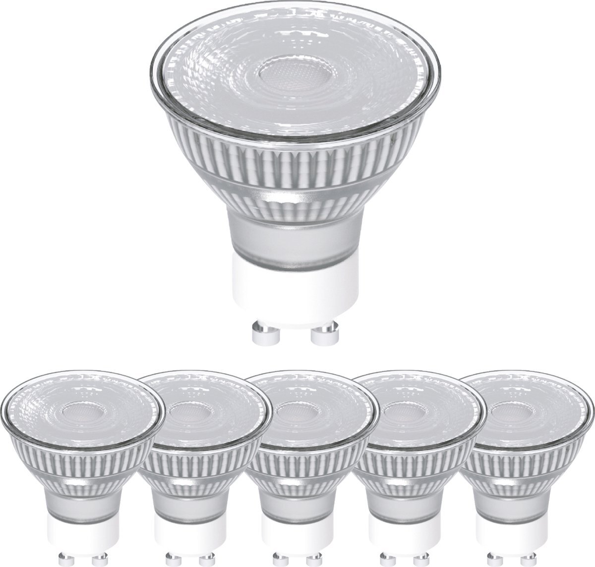 Proventa LED Spotjes GU10 - Warm wit licht - Voordeelverpakking - 3.5W (25W) - 6PACK