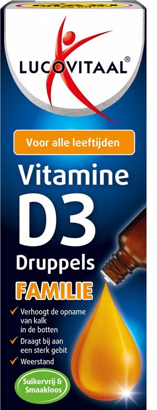 Lucovitaal Vitamine D3 Druppels Familie - 50 ml
