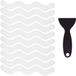 Merkloos / Sans marque Shenzhen Haorui Industrial Technology Co., Ltd. 24 Stuks Antislip Strips - Zelfklevend met Schraper - Voor Badkamer, Badkuip, Douche, Traptreden