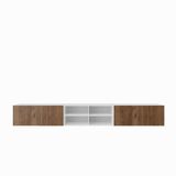 Margaret Hadas24 TV-kast Noe IV 300 cm (wit + Catania)
