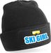 Bellatio Decorations Après-ski muts ski girl zwart pour femmes - Bonnet de ski moche pour femmes
