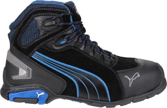 Puma Rio hoog - S3 werkschoenen - maat 44 - Zwart