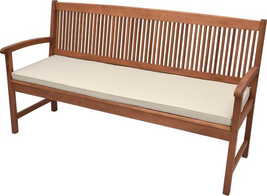 Beautissu Base BK Tuinbankkussen - 120x48cm - Natuur