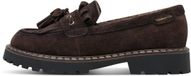 Tamaris Damen Leder-Slipper 1-24716-47-304 Damen-Loafer mit warmem Futter Braun