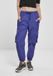 Urban Classics High Waist Crinkle Nylon Cargobroek Blauw/Paars M