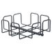axentia 135561 Servetmand, ijzer, zwart