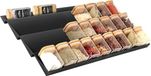 Sans marque Étagère à épices extensible pour tiroirs - Organiseur d'épices avec parois latérales antidérapantes, 4 niveaux (30-60 cm)