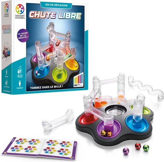 SmartGames Chute libre! Speelgoedknikkerbaan, 8 jaar, Meerkleurig