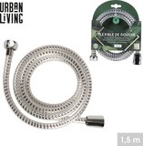 Urban Living Doucheslang 1,5M - PVC - chroom/transparant