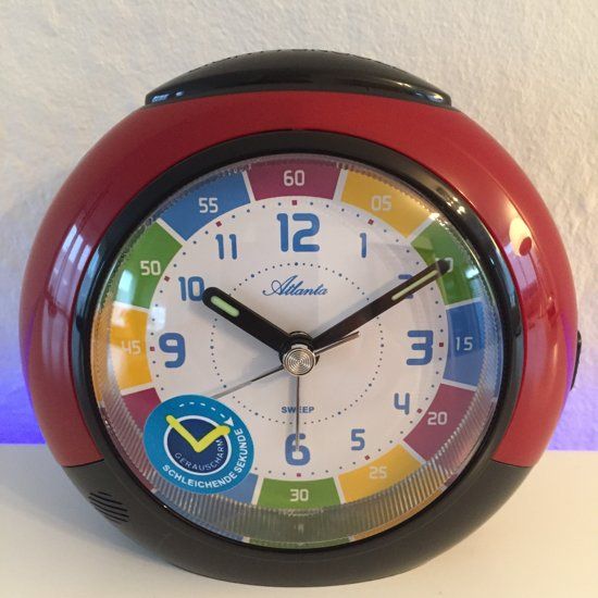 saramax Kinderwekker Quartz rood - 4026934167813
