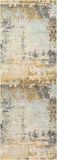 Surya Bellatrix vloerkleed modern abstract meerkleurig geel 80x220cm