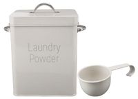 Boîte de rangement en acier inoxydable avec pelle pour farine et céréales
