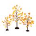 Department 56 Village Herfst Maple Trees Boom, 3 stuks