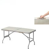 Holland Connections Table de camping Pliant - Gris - 150 x 60cm - Aluminium & MDF
