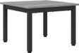 vidaXL Salontafel Grijs Sonoma 50 x 50 x 36 cm Bewerkt Hout
