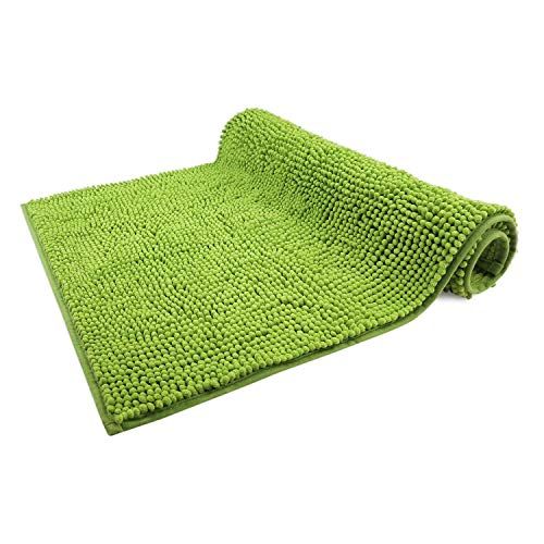WohnDirect Badmat Groen – Badkamer Tapijt 70 x 120 cm - Antislip & Maschinewasbaar