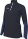 Nike Dames Top Met Lange Mouwen W Nk Df Strk23 Dril Top, Obsidiaan/Obsidiaan/Koningsblauw/Wit, DR2296-451, L