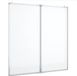 vidaXL Tableau blanc magnétique pliable 80x80x1,7 cm aluminium
