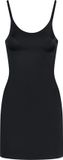 Bye Bra Invisible Jurk, corrigerende onderjurk, Slipdress Voor Dames, Shapewear Voor Dames, Verstelbare Bandjes, Zwart, M