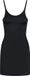 Bye Bra Invisible Jurk, corrigerende onderjurk, Slipdress Voor Dames, Shapewear Voor Dames, Verstelbare Bandjes, Zwart, M