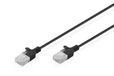 Digitus DK-1618-003S-BL Netwerkkabel Zwart 0,3 m Cat6 U/UTP Rond
