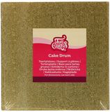 FunCakes Cake Drum Vierkant Goud 25cm