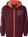 Jan Vanderstorm heren Sweatvest - 60/62 - donkerrood - Plus Size