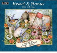 Lang Heart and Home Kalender 2026 Wandkalender Kunst 31x33.8cm
