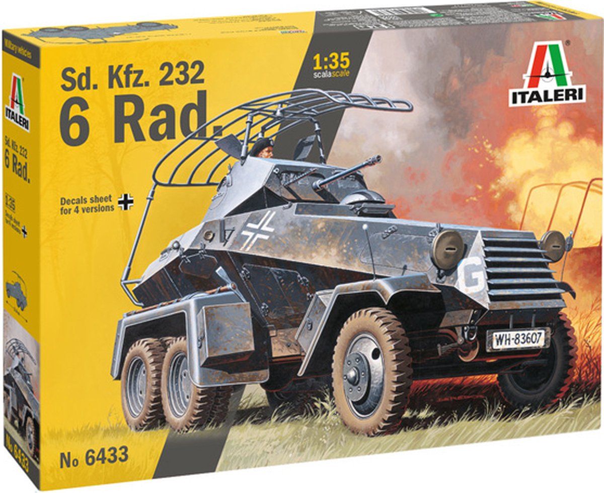 Italeri 6433S - Sd.Kfz.232 6 Wielen