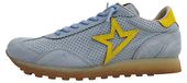 Cetti Damenschuhe sportlicher Schnürer Blau Freizeit