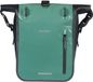 Basil Rivo Enkele fietstas - 12-15 liter - MIK Hooks - Waterdicht - Reflectie details - Tarpaulin - Groen
