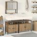 Maison Exclusive - Ensemble de mobilier de salle de bain avec étagère 3 pièces Marron
