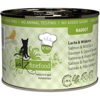 Catz finefood Ragout 6 x 190 g Zalm en wilde eend