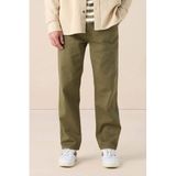 Sissy-Boy Donkergroene Mid-Rise Chino Katoen Elastaan Regular Fit W30