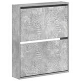 vidaXL Wandgemonteerde Schoenkast DELFT 71 x 17 x 86 cm Bewerkt hout